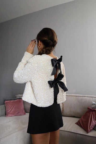 Noria™ | Modern Chic Blouse with Bow Accents