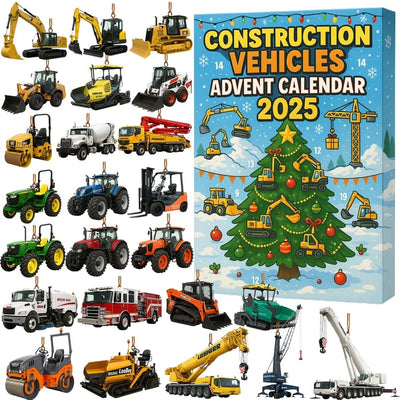 Construction Vehicles Advent Calendar 2025