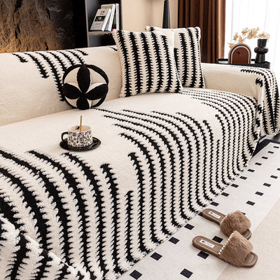 Thick, Non-Slip Sofa Blanket for Cozy Autumn and Winter Days
