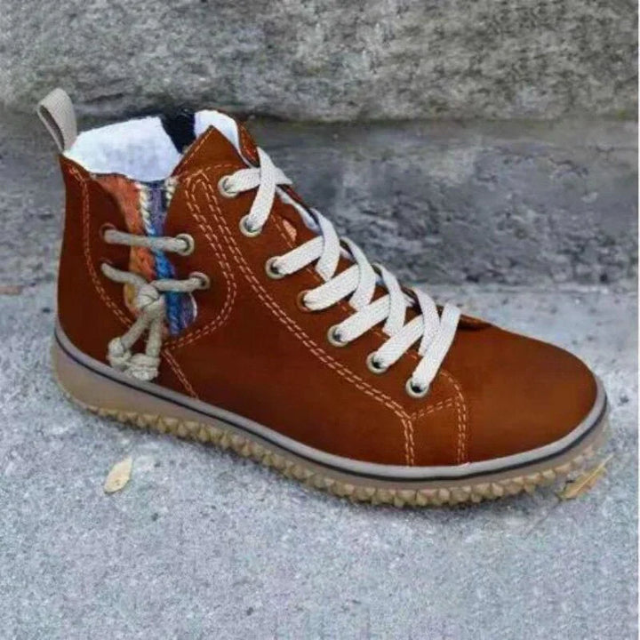 Sandra™ | Warm Ankle Boots with Playful Details