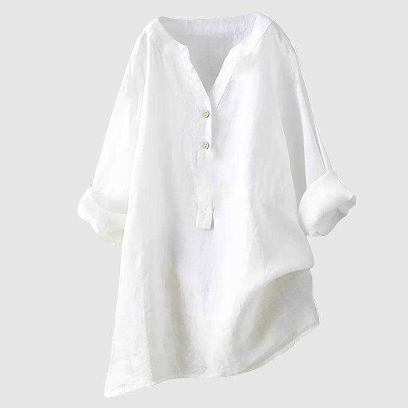 Zarina™ | Comfortable Linen Blouse
