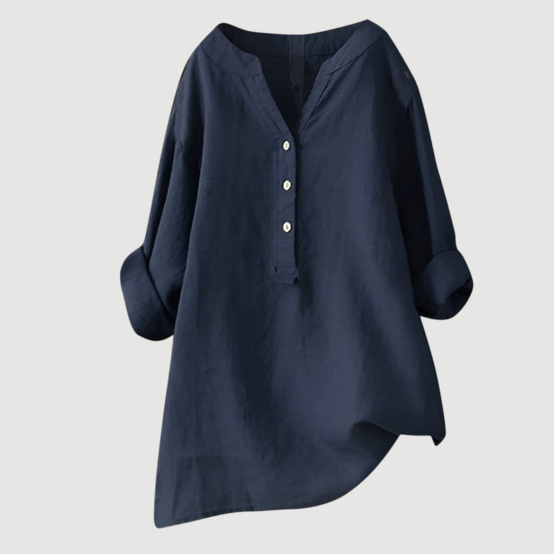 Zarina™ | Comfortable Linen Blouse
