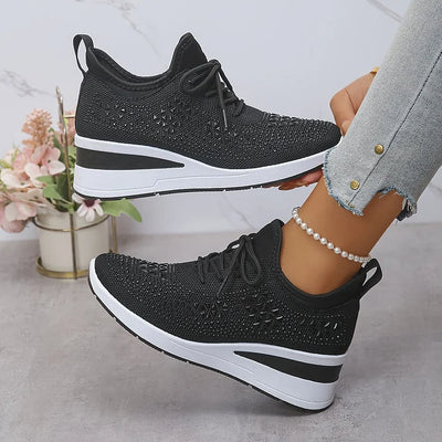 Giselle™ | Orthopaedic Sneakers with Sparkling Rhinestones