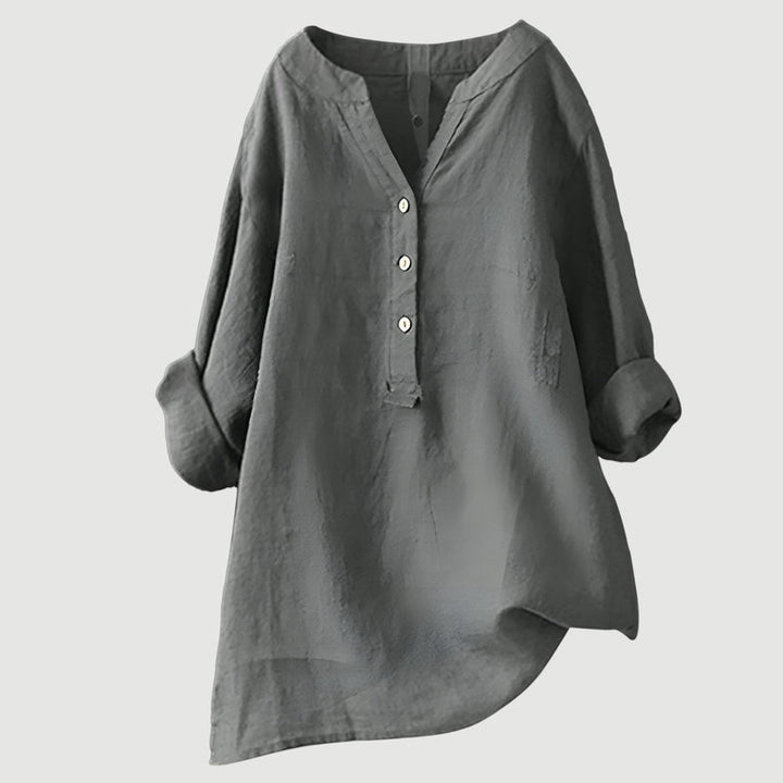 Zarina™ | Comfortable Linen Blouse