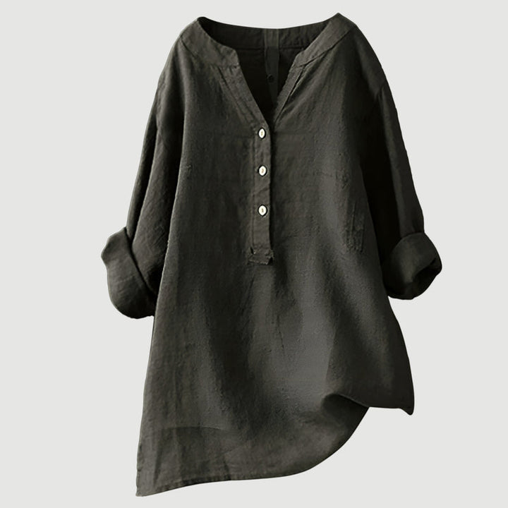 Zarina™ | Comfortable Linen Blouse