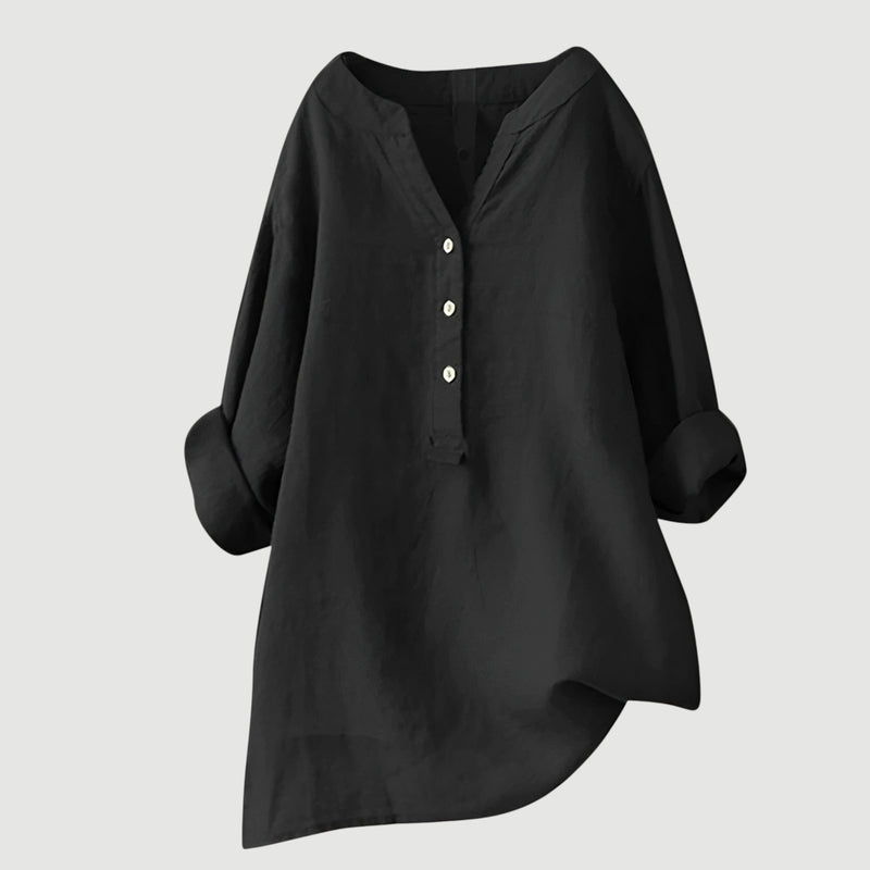 Zarina™ | Comfortable Linen Blouse