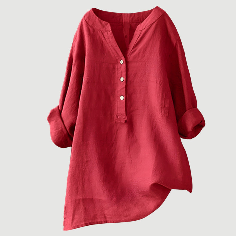 Zarina™ | Comfortable Linen Blouse