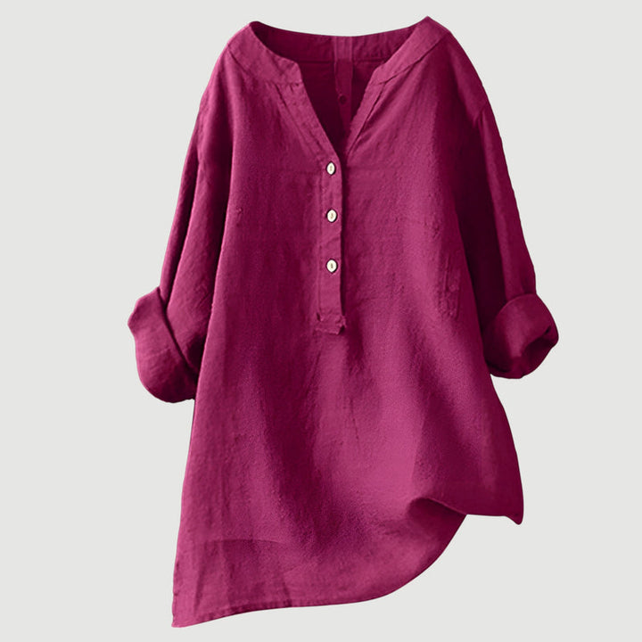 Zarina™ | Comfortable Linen Blouse