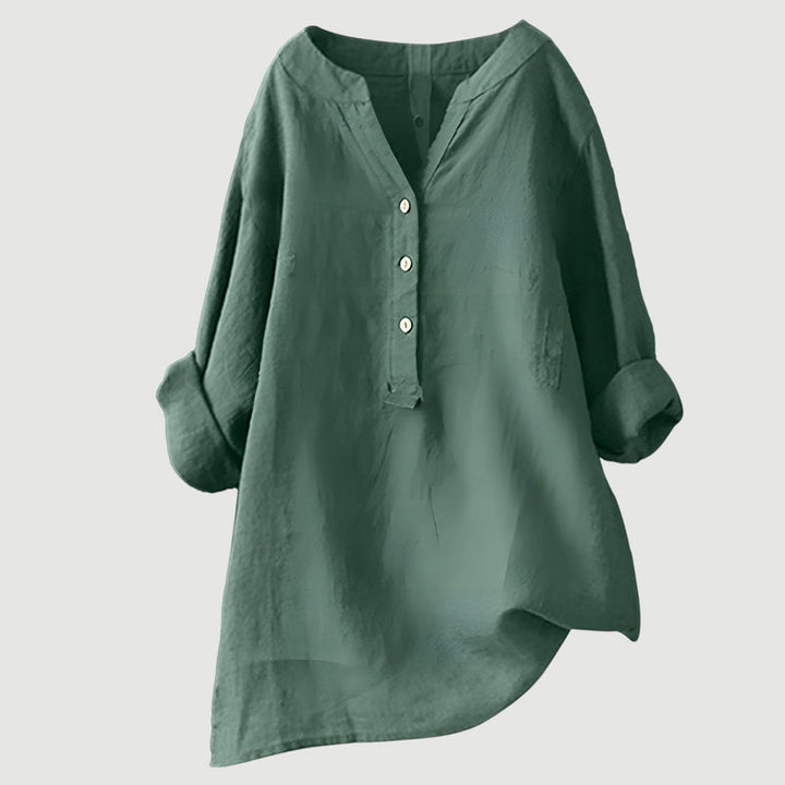 Zarina™ | Comfortable Linen Blouse