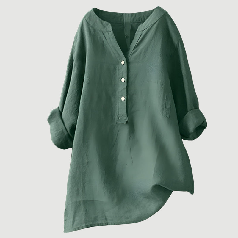 Zarina™ | Comfortable Linen Blouse