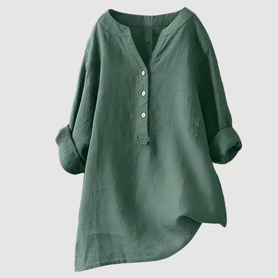 Zarina™ | Comfortable Linen Blouse