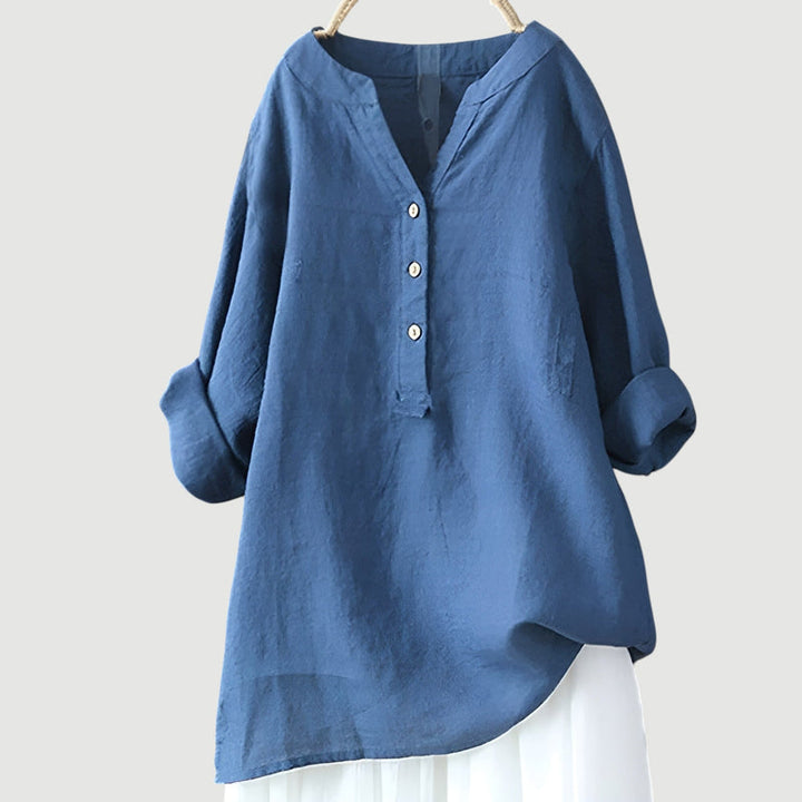 Zarina™ | Comfortable Linen Blouse