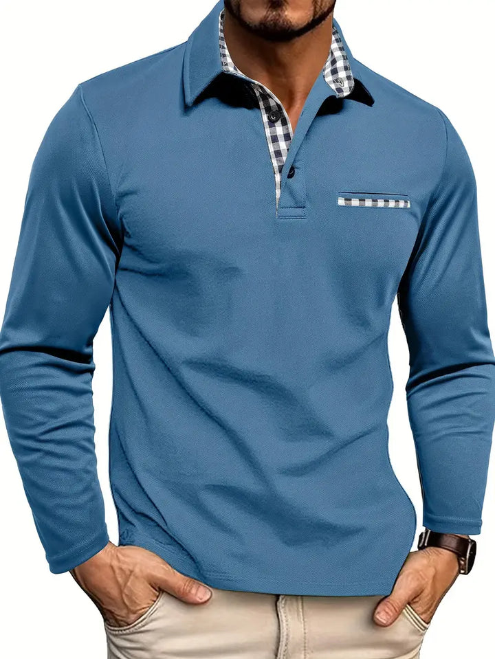 Zarien™ | Polo Shirt with Long Sleeves