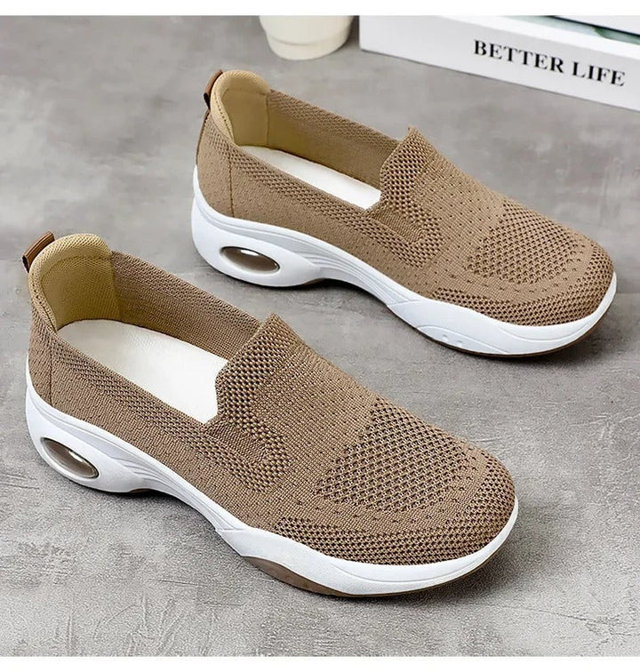 Gitte - Orthopaedic Breathable Knitted Slip-On Sneakers