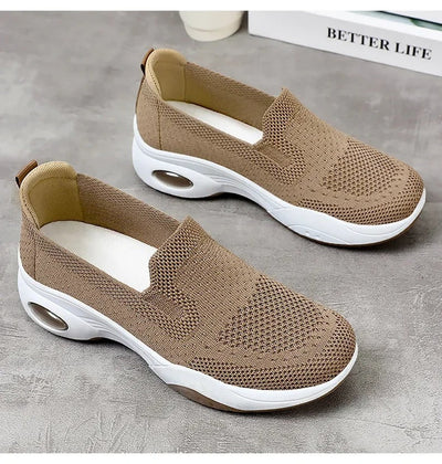 Gitte - Orthopaedic Breathable Knitted Slip-On Sneakers