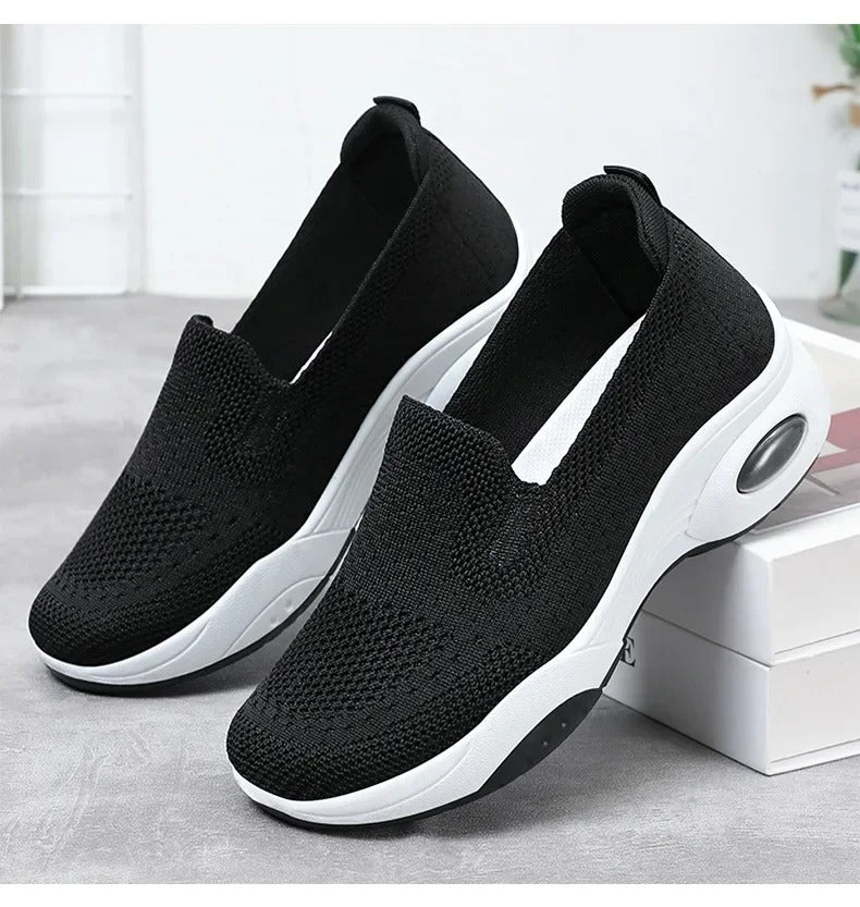 Gitte - Orthopaedic Breathable Knitted Slip-On Sneakers