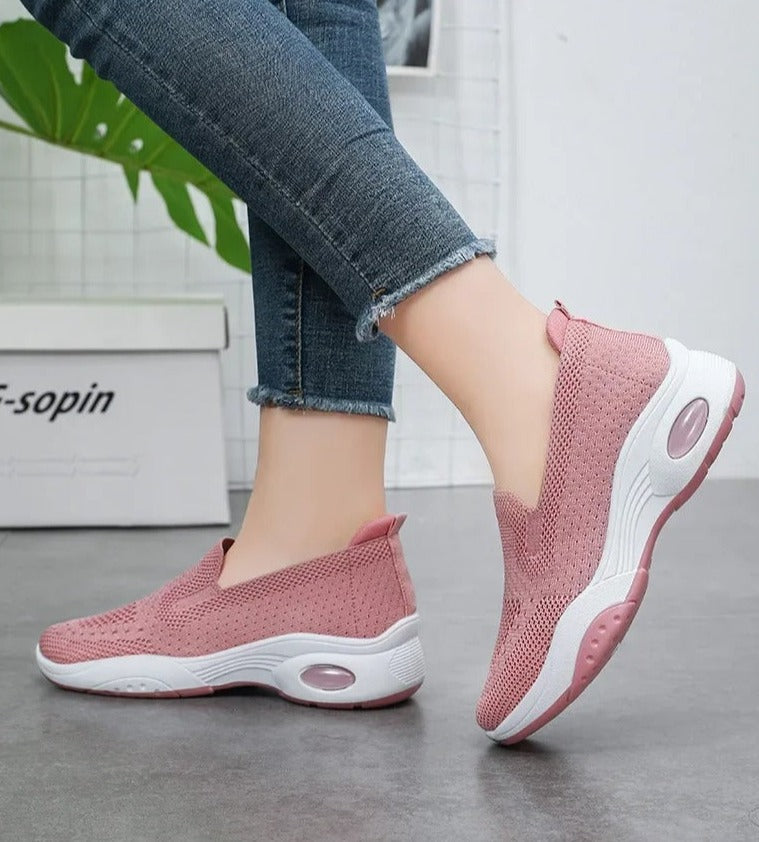 Gitte - Orthopaedic Breathable Knitted Slip-On Sneakers
