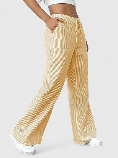 Dominique™ | Comfortable Wide Trousers with Elegant Details