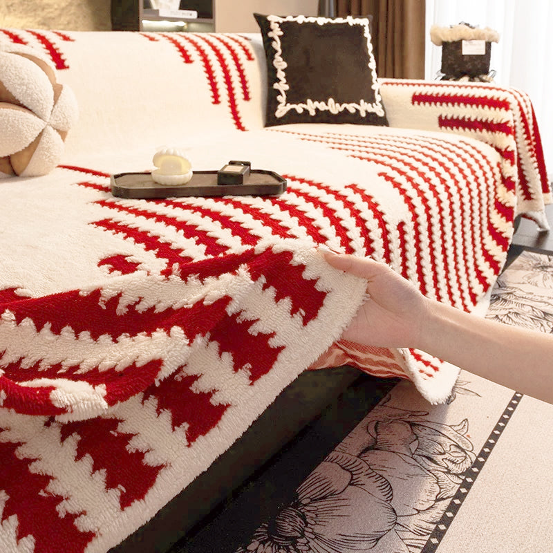 Thick, Non-Slip Sofa Blanket for Cozy Autumn and Winter Days