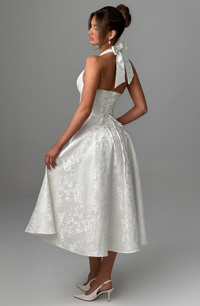 Ara™ | Midi Dress with Halter Neckline