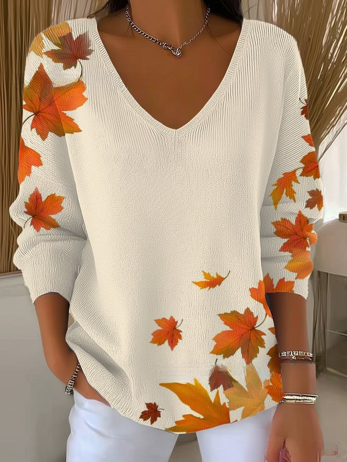 CELESTE | Sweater with V-neck