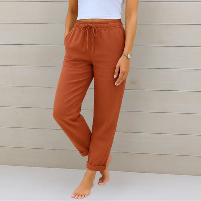 Ellaine™ | Linen Stretch Trousers
