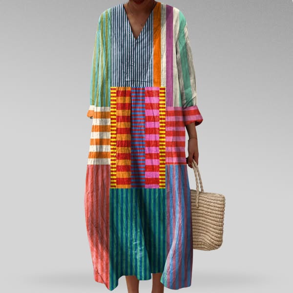 Carla™ | Elegant Geometric Dress