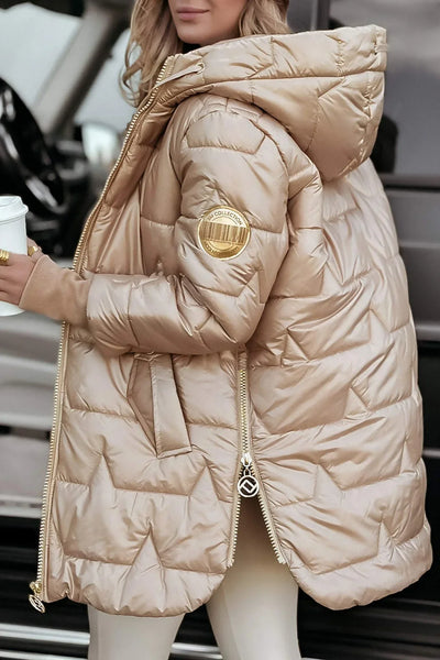 Nolwen™ | Elegant Winter Coat with Hood & Padding