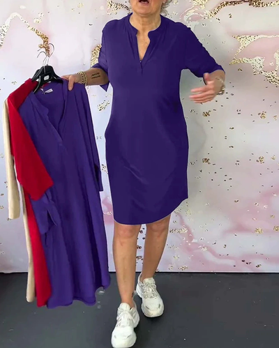Miravo™ | Simple V-Neck Dress