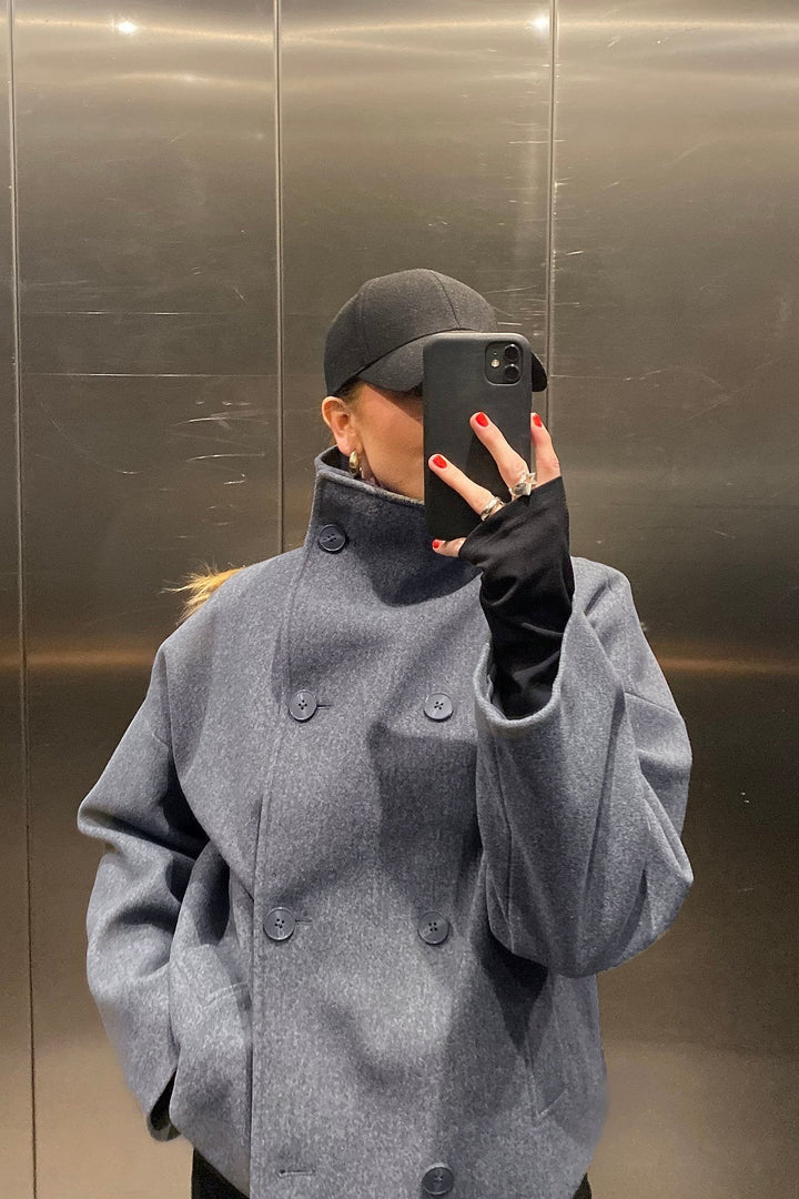 Simi™ | Citylight Cropped Trench Coat
