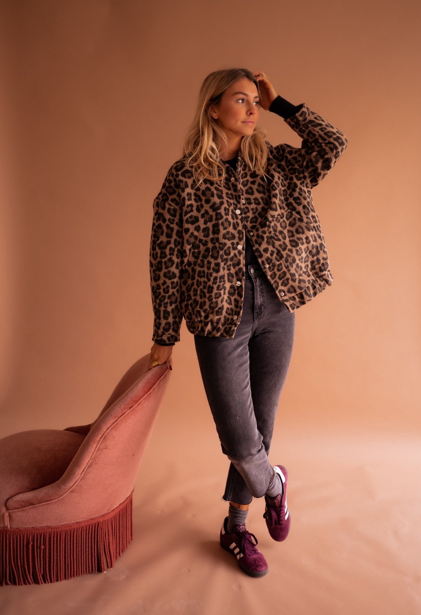 Charlene™ | Trendy Leopard Jacket