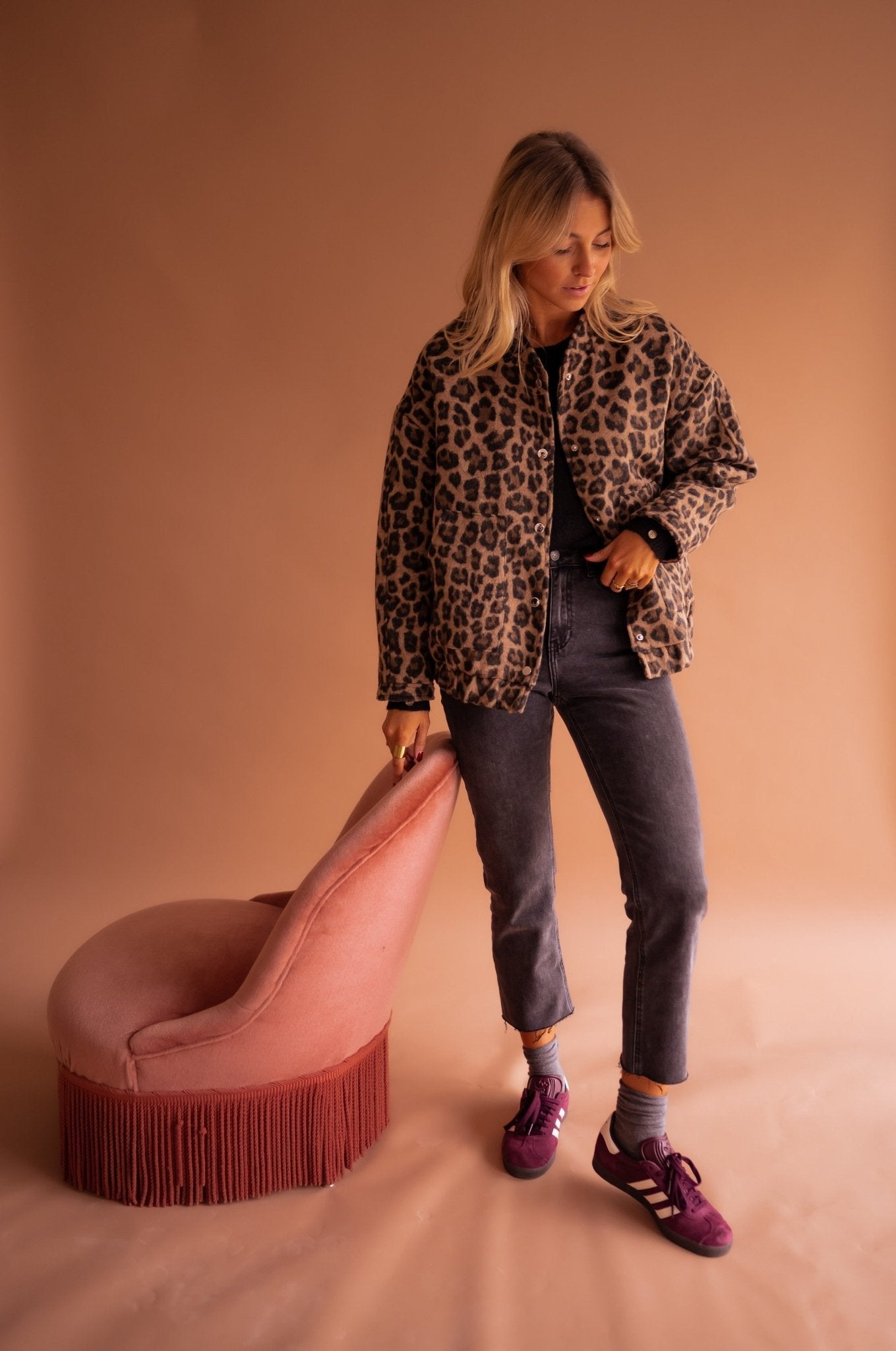 Charlene™ | Trendy Leopard Jacket