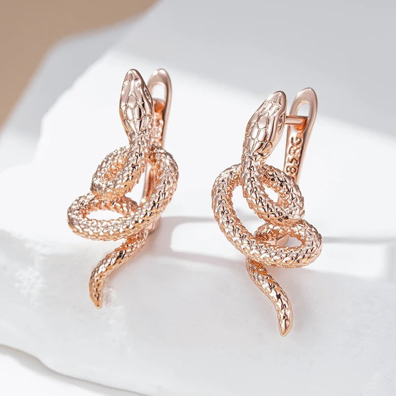 Dwyn | Hanging earrings with crystals