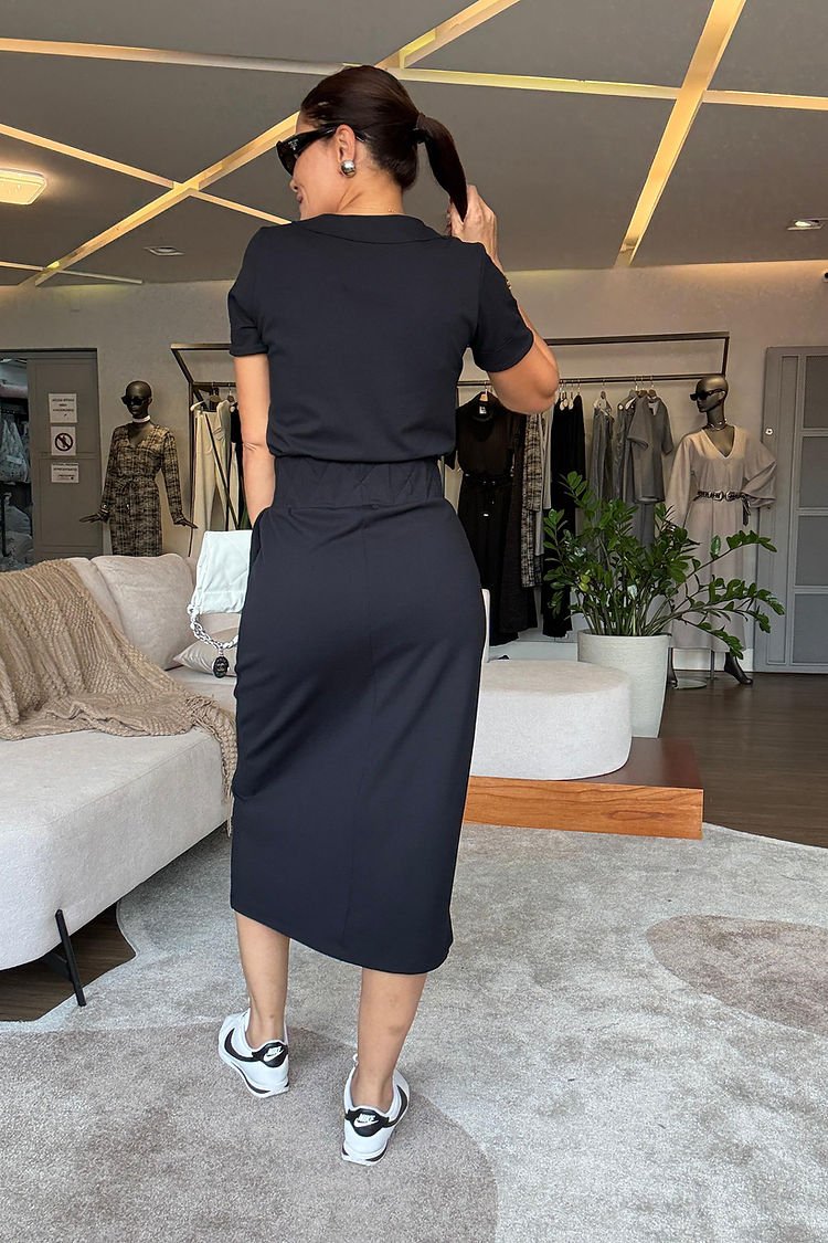 Noa™ | Stylish V-Neck Top & Skirt