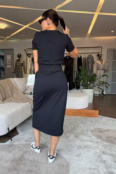 Noa™ | Stylish V-Neck Top & Skirt