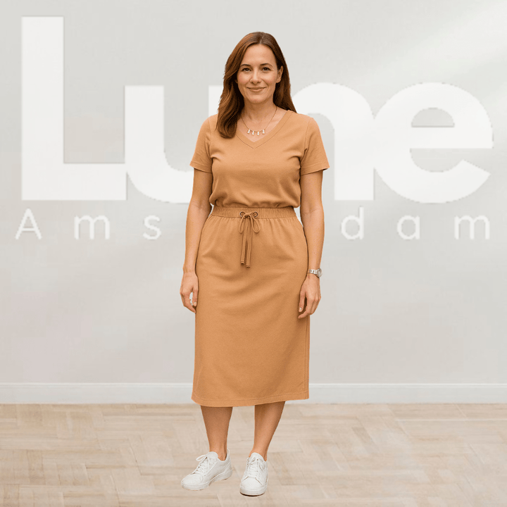 Noa™ | Stylish V-Neck Top & Skirt