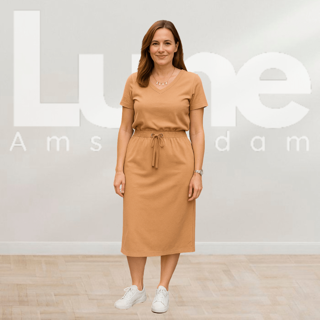 Noa™ | Stylish V-Neck Top & Skirt