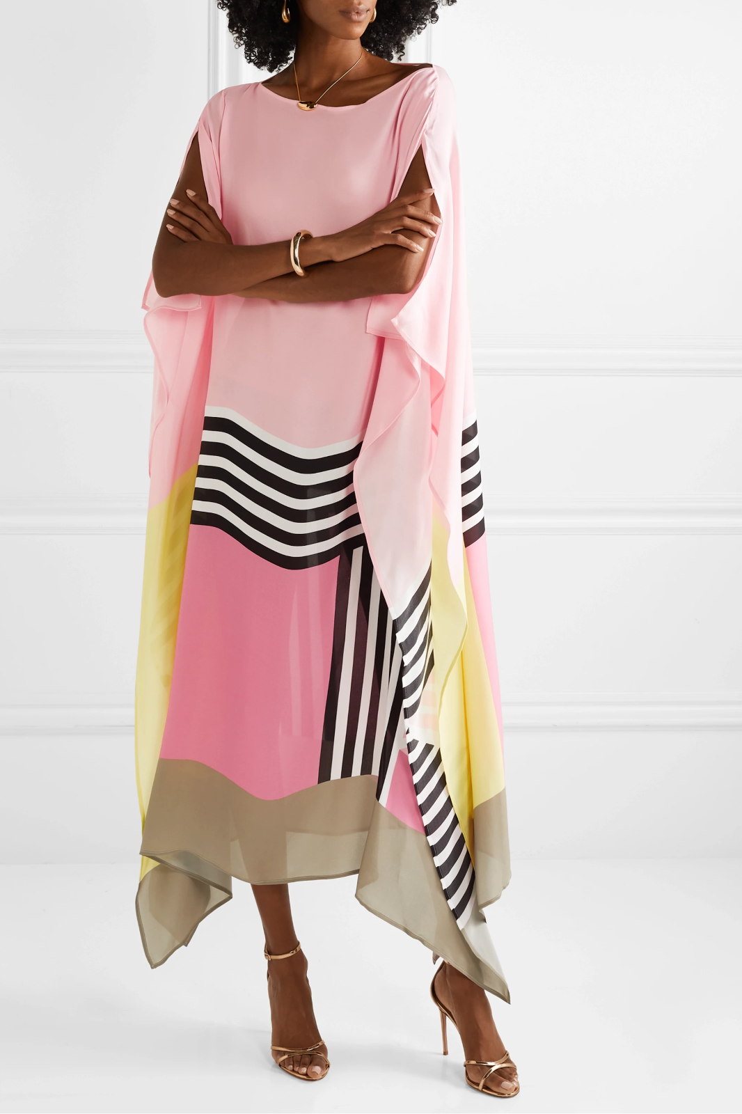 Iria™ | Elegant Dress with Geometric Print