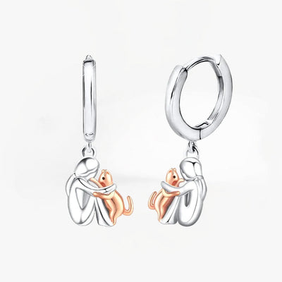 Preston & Payton™ | Cat Icon Earrings (Round Closure)