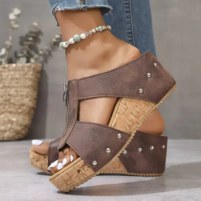 Naya™ | Orthopaedic Sandals with Open Toe and Wedge Heel