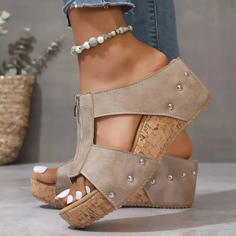 Naya™ | Orthopaedic Sandals with Open Toe and Wedge Heel