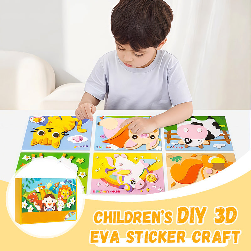 🔥Sale 50% Off🔥DIY 3D EVA Craft Stickers for Kids