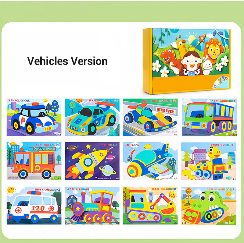 🔥Sale 50% Off🔥DIY 3D EVA Craft Stickers for Kids