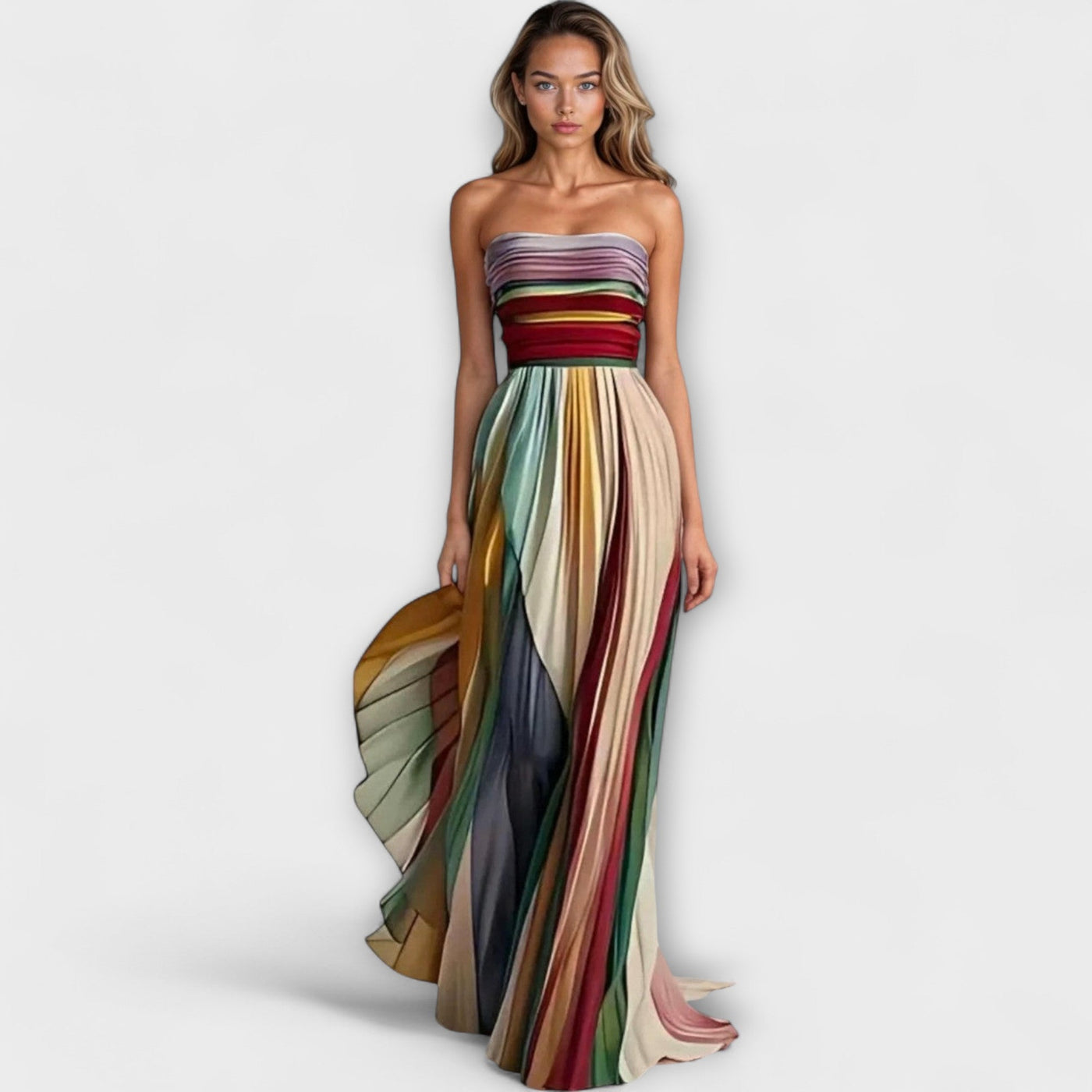 Flora™ | Colourfull Sleeveless Dress