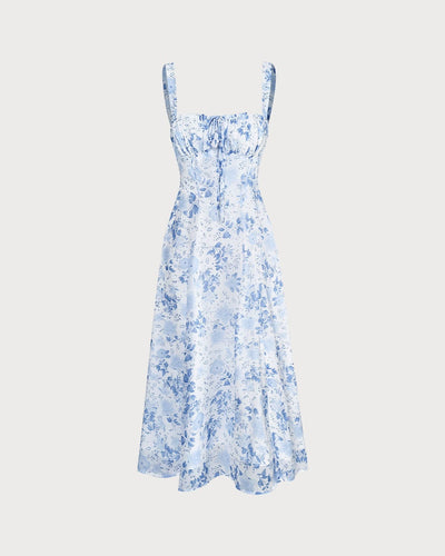 Riha™ | Floral Halter Midi Dress