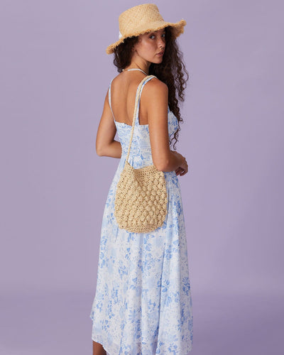Riha™ | Floral Halter Midi Dress