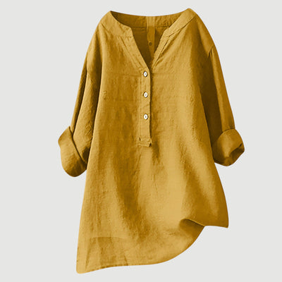 Zarina™ | Comfortable Linen Blouse