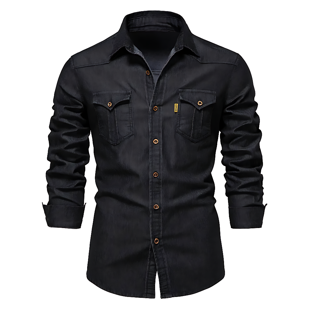 Jim™ | Casual Cotton & Denim Shirt