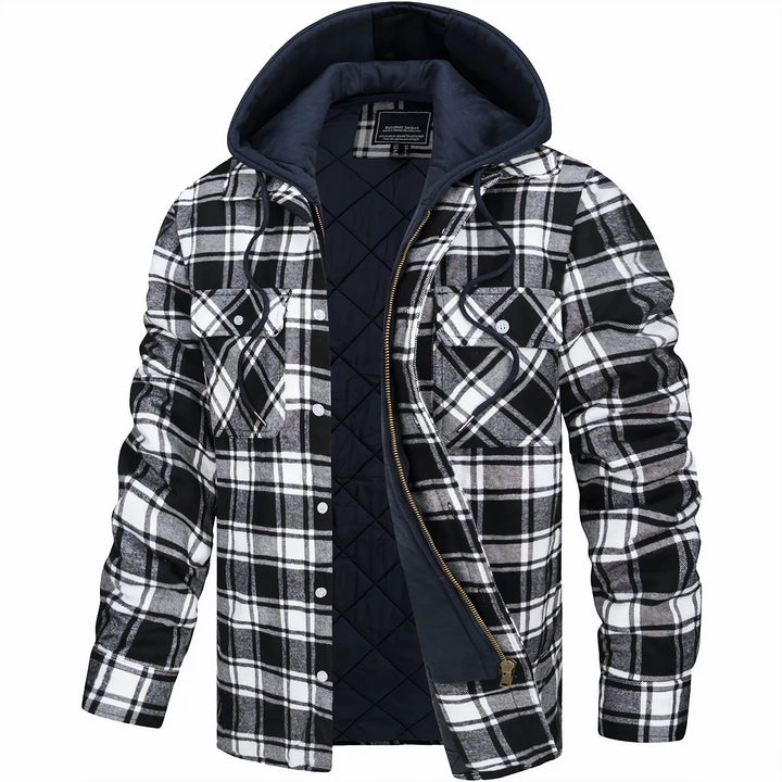 Julius™ | Checked Jacket with Zipper