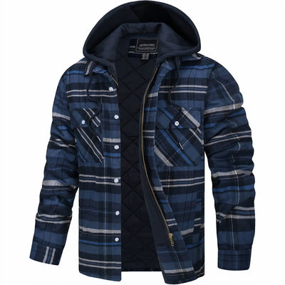 Eloy™ | Men's Jacket with a Plaid Print & Modern Style